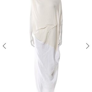 SOS I AM looking for this Ferragamo Cream and White Dress